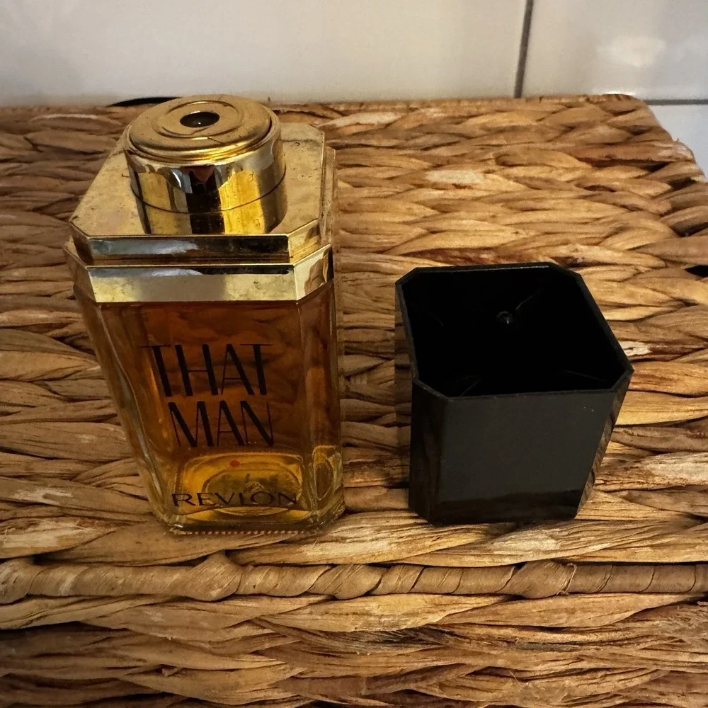 THAT MAN REVLON MEN'S COLOGNE SPLASH 0.5 oz/15 ml VINTAGE ORIGINAL FORMULA RARE.